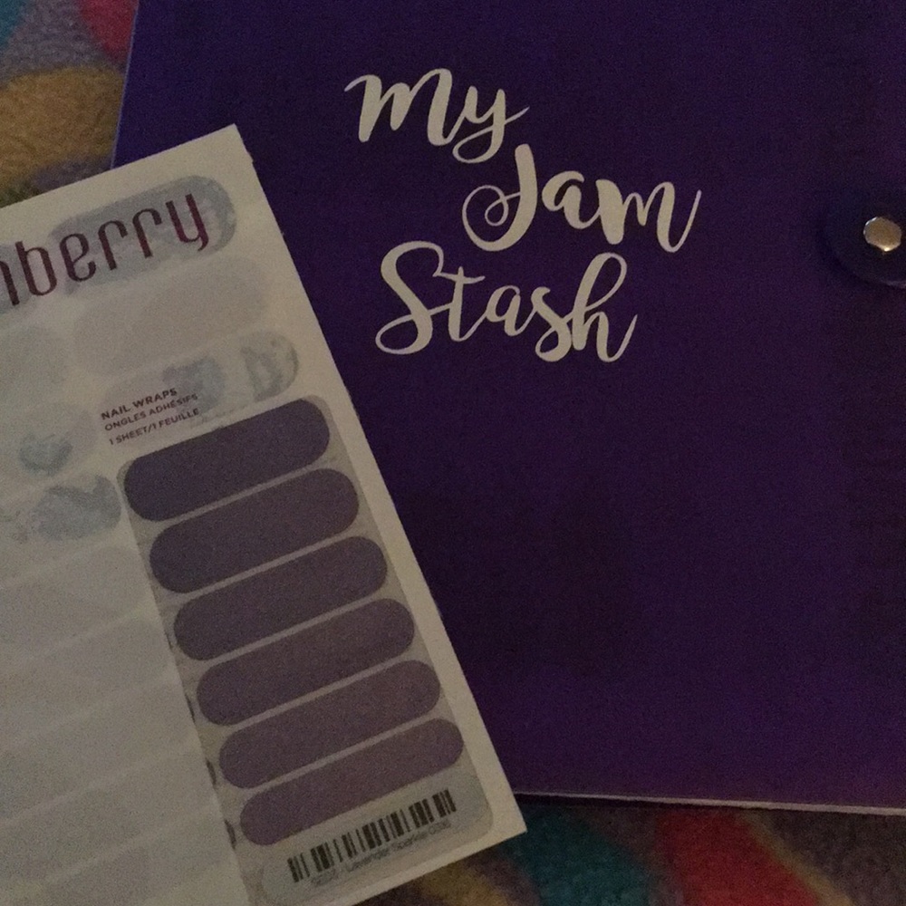 Jamberry Nail Wraps - Lavender Sparkle